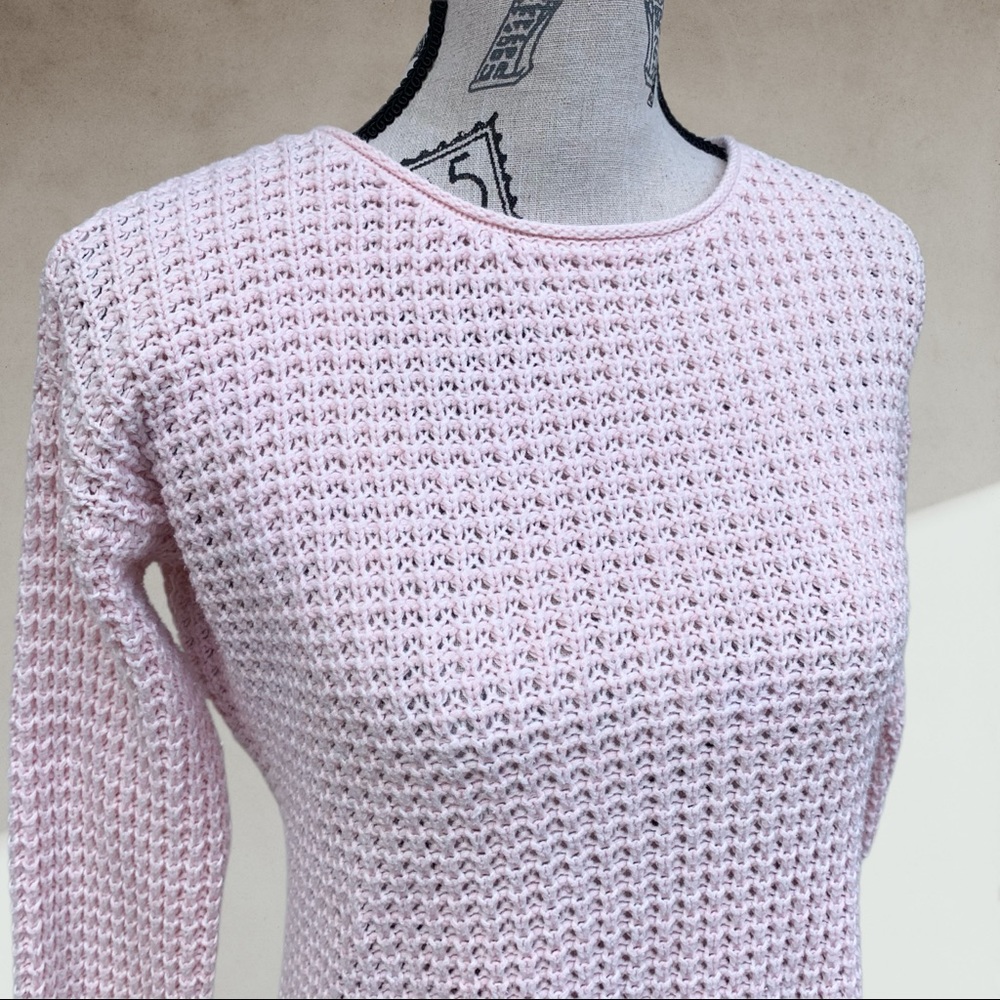 ๐ Pink double bow sweater XS-SMALL - Picture 6 of 7